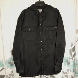 DICKIES MENS CANVAS BLACK COAT